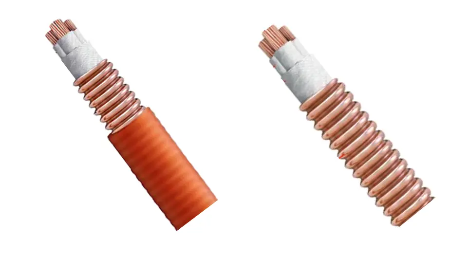 Rttz Fire Retardant Corrugated Copper Cable